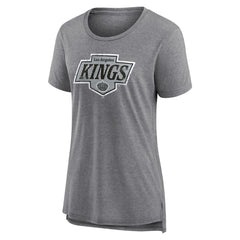 Los Angeles Kings Women's Heritage Custom Tri-Blend T-Shirt - Gray | NHL online