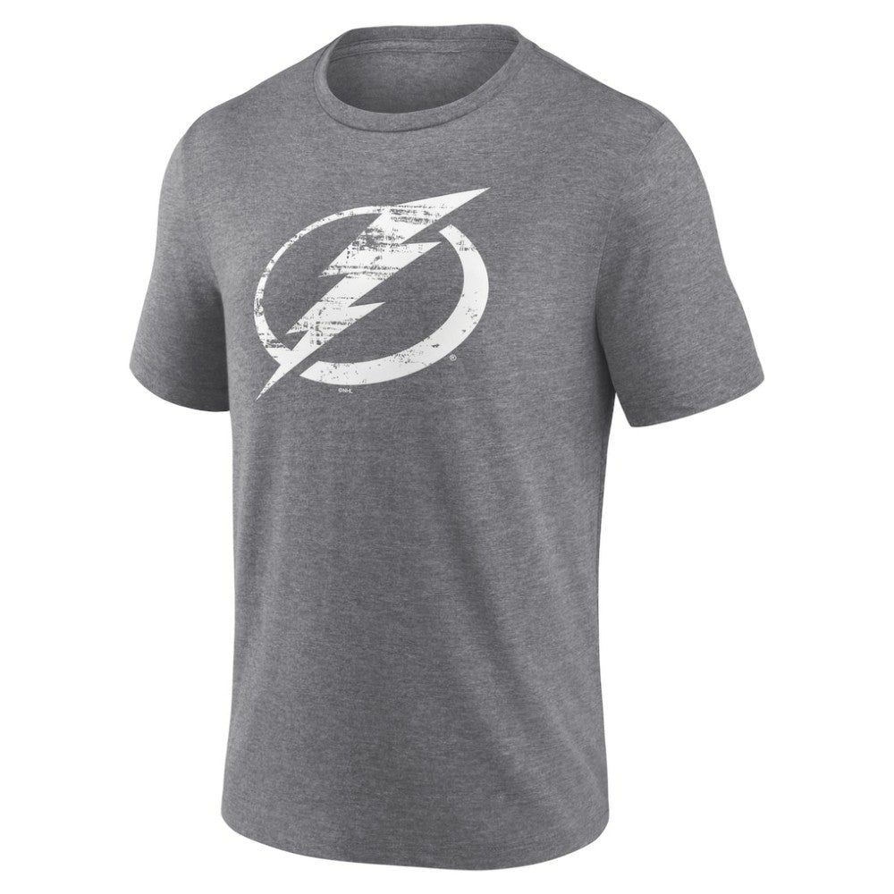 Tampa Bay Lightning Heritage Custom Tri-Blend T-Shirt - Gray | NHL on sale