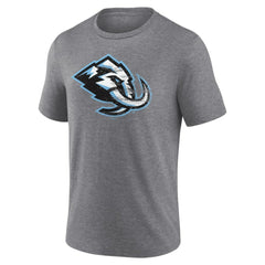 Utah Mammoth Heritage Custom Tri-Blend T-Shirt - Gray | NHL Clearance