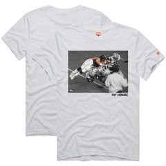 John Elway Denver Broncos Homage Unisex Pay Homage Tri-Blend T-Shirt - Ash - NFL