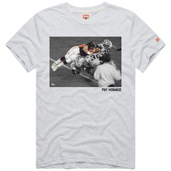 John Elway Denver Broncos Homage Unisex Pay Homage Tri-Blend T-Shirt - Ash - NFL