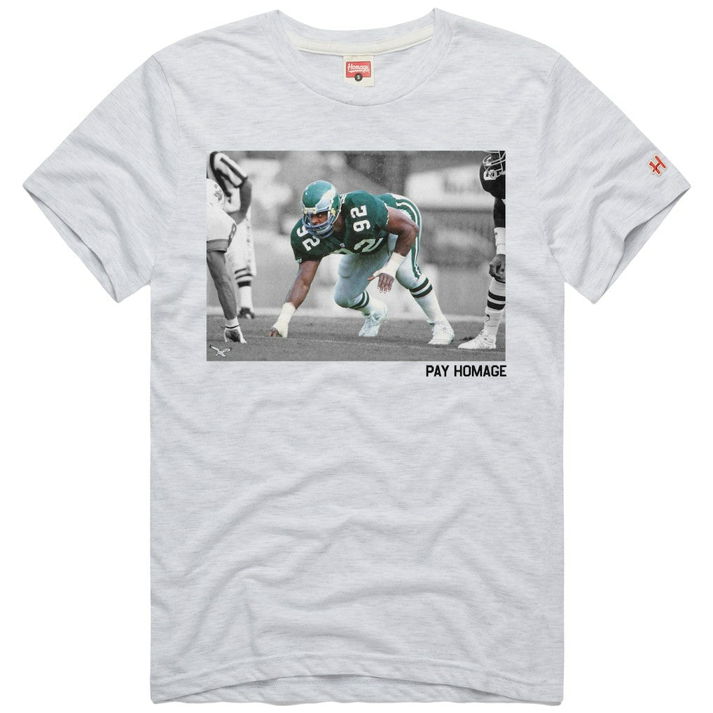 Reggie White Philadelphia Eagles Homage Unisex Pay Homage Tri-Blend T-Shirt - Ash - NFL