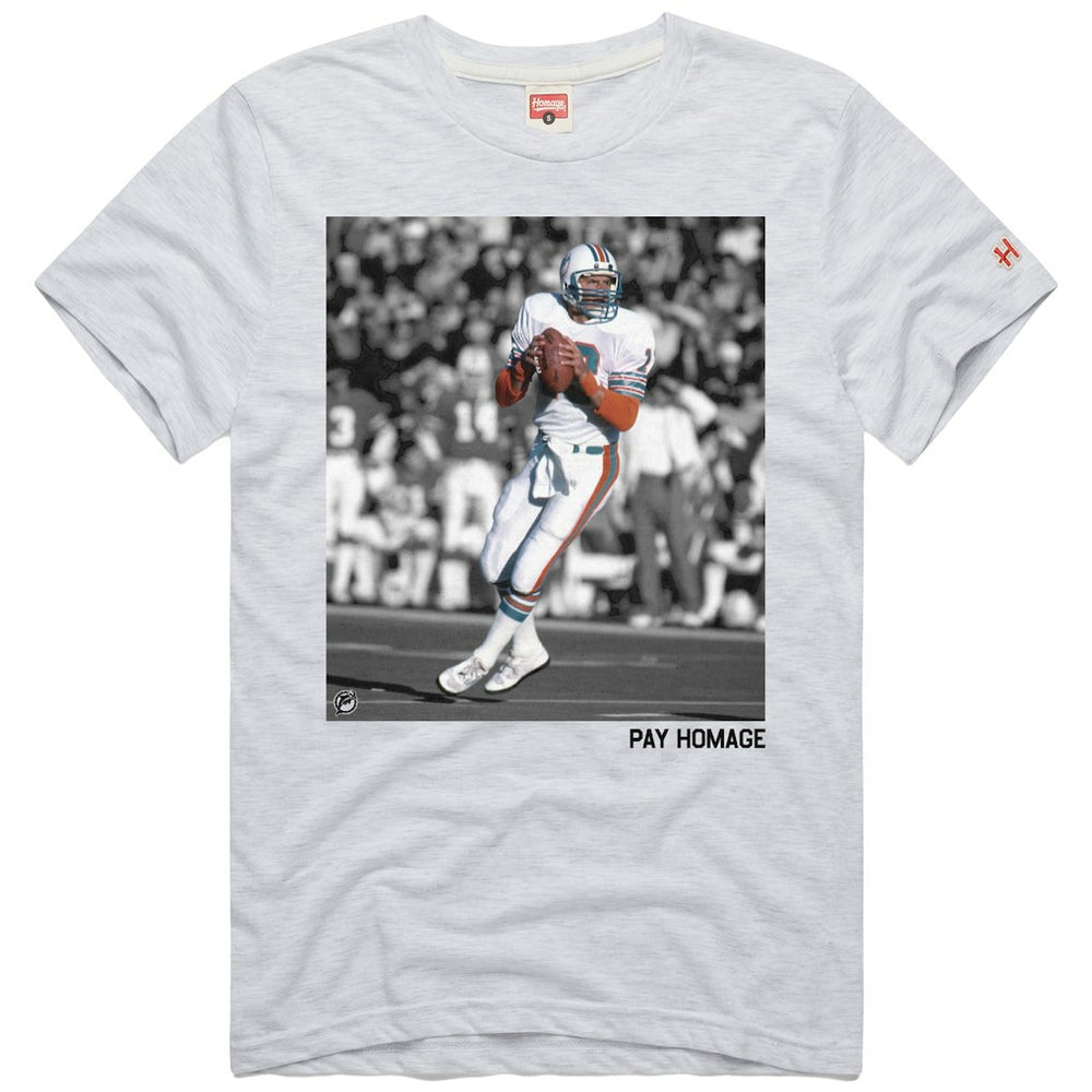 Dan Marino Miami Dolphins Homage Unisex Pay Homage Tri-Blend T-Shirt - Ash - NFL