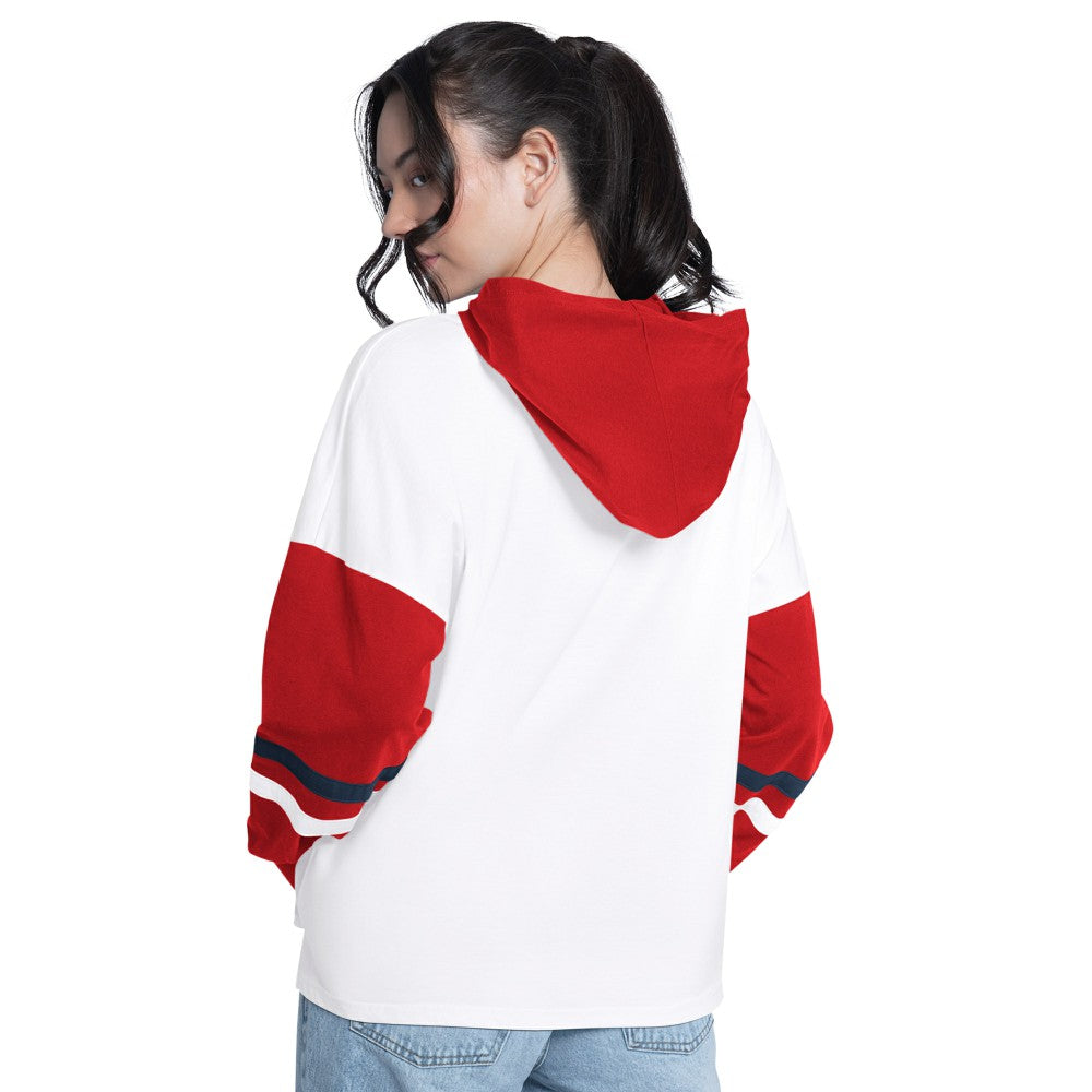 St. Louis Cardinals G-III 4Her by Carl Banks Women's Key Player Oversized Hooded Long Sleeve T-Shirt for sale