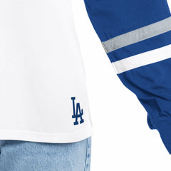 Los Angeles Dodgers G-III 4Her by Carl Banks Women's Key Player Oversized Hooded Long Sleeve T-Shirt for sale