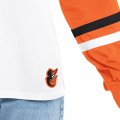 Baltimore Orioles G-III 4Her by Carl Banks Women's Key Player Oversized Hooded Long Sleeve T-Shirt Sale