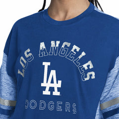Los Angeles Dodgers G-III 4Her by Carl Banks Women's Off-Season Oversized Top Near Me