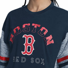 Boston Red Sox G-III 4Her by Carl Banks Women's Off-Season Oversized Top Outlet