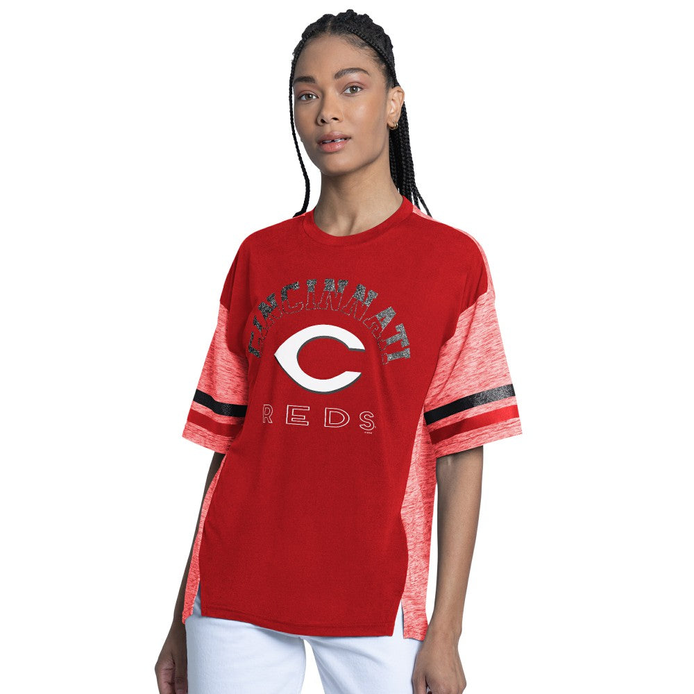 Cincinnati Reds G-III 4Her by Carl Banks Women's Off-Season Oversized Top Outlet