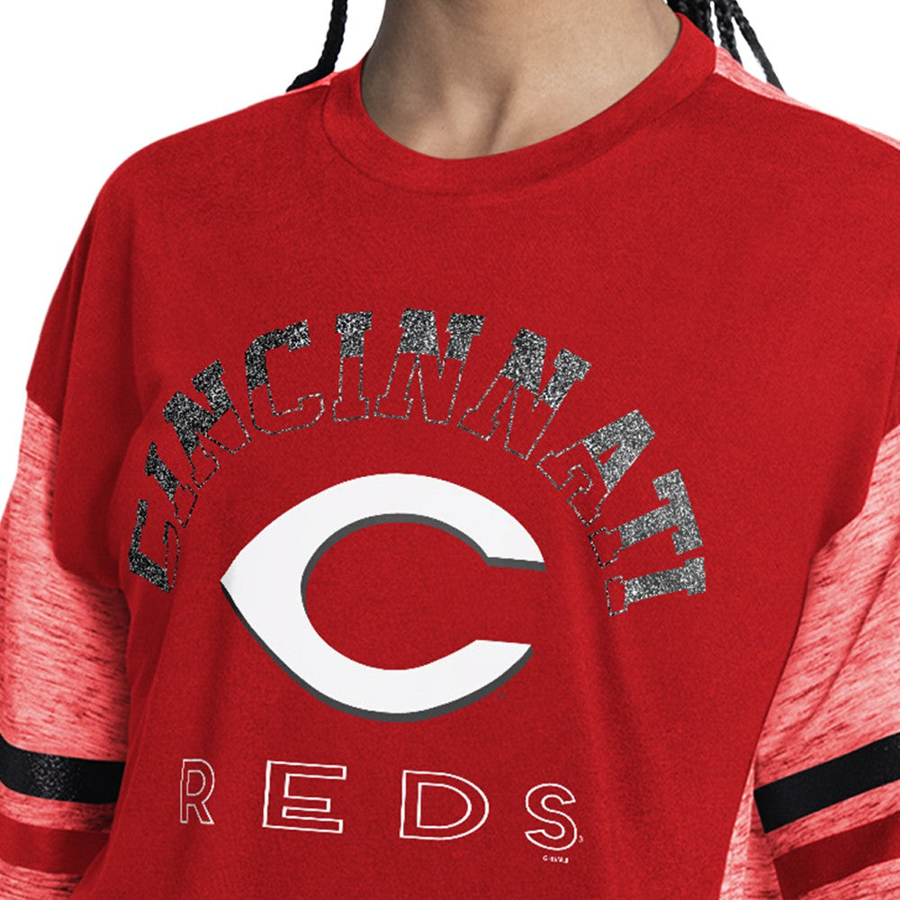 Cincinnati Reds G-III 4Her by Carl Banks Women's Off-Season Oversized Top Outlet