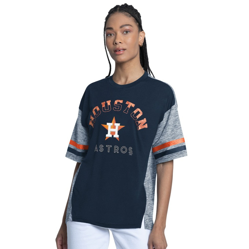Houston Astros G-III 4Her by Carl Banks Women's Off-Season Oversized Top Sale