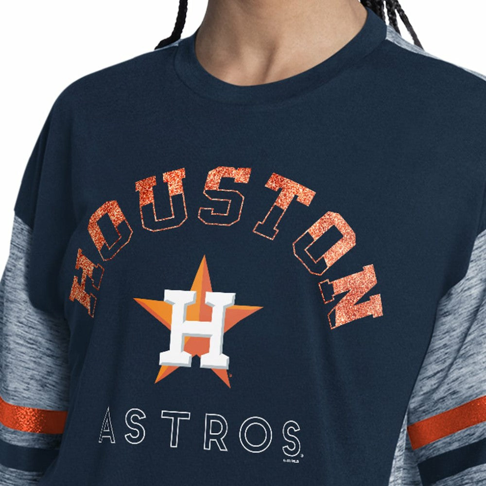 Houston Astros G-III 4Her by Carl Banks Women's Off-Season Oversized Top Sale