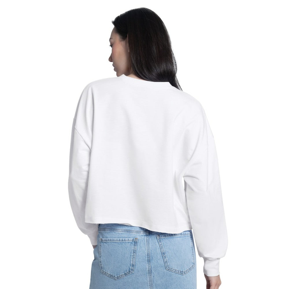 Philadelphia Phillies G-III 4Her by Carl Banks Women's Bleachers Cropped Pullover Sweatshirt for sale