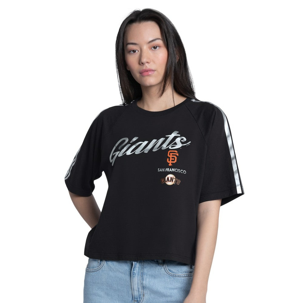 San Francisco Giants G-III 4Her by Carl Banks Women's Classic Play Cropped T-Shirt Online