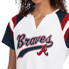 Atlanta Braves Starter Women's Game On Notch Neck T-Shirt Near Me