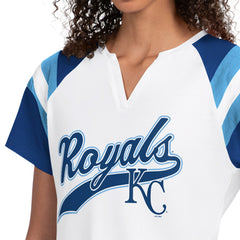 Kansas City Royals Starter Women's Game On Notch Neck T-Shirt Discount