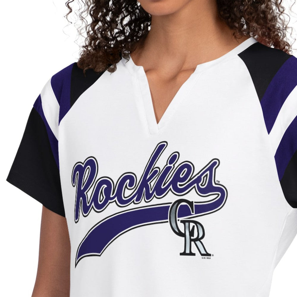 Colorado Rockies Starter Women's Game On Notch Neck T-Shirt Near Me