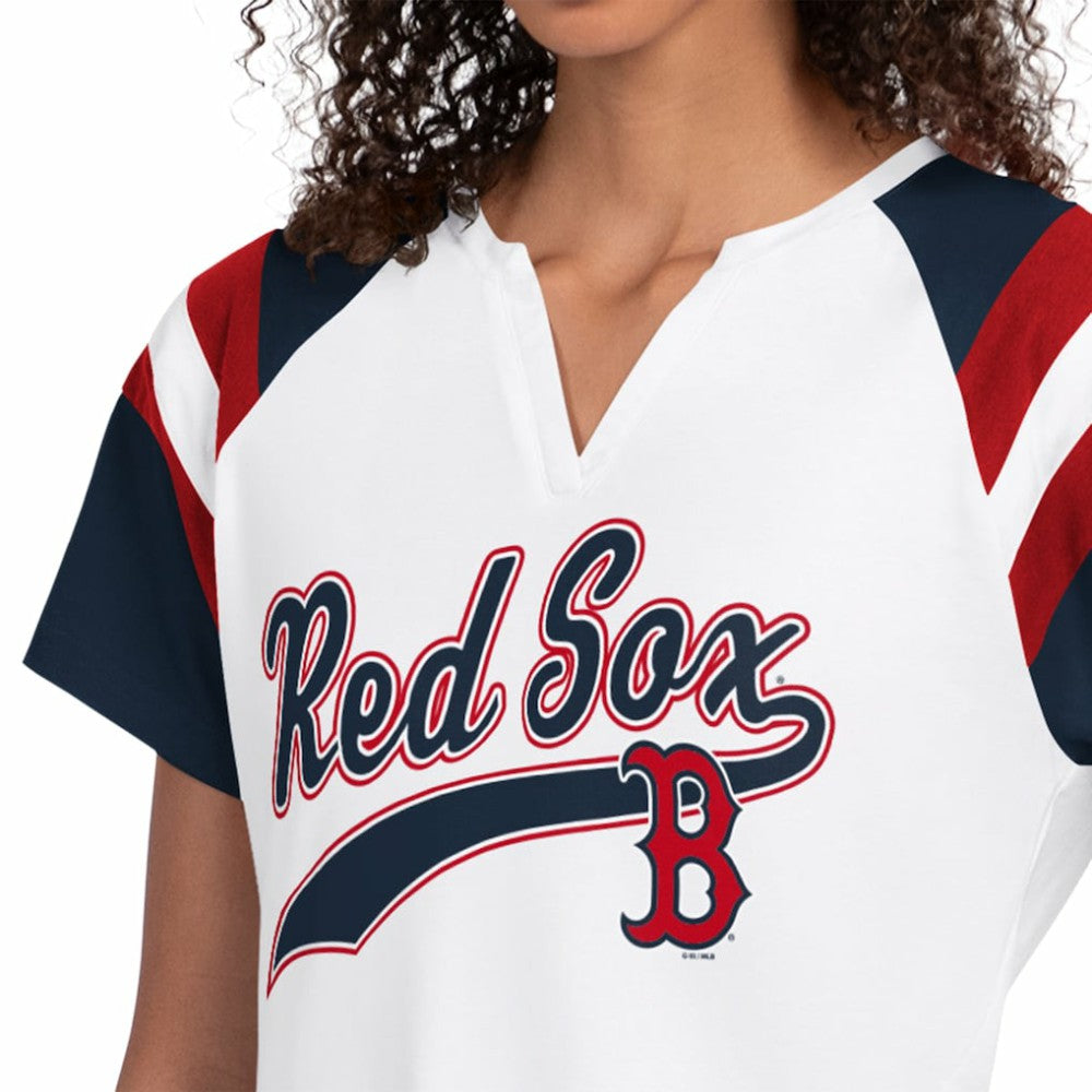Boston Red Sox Starter Women's Game On Notch Neck T-Shirt Discount