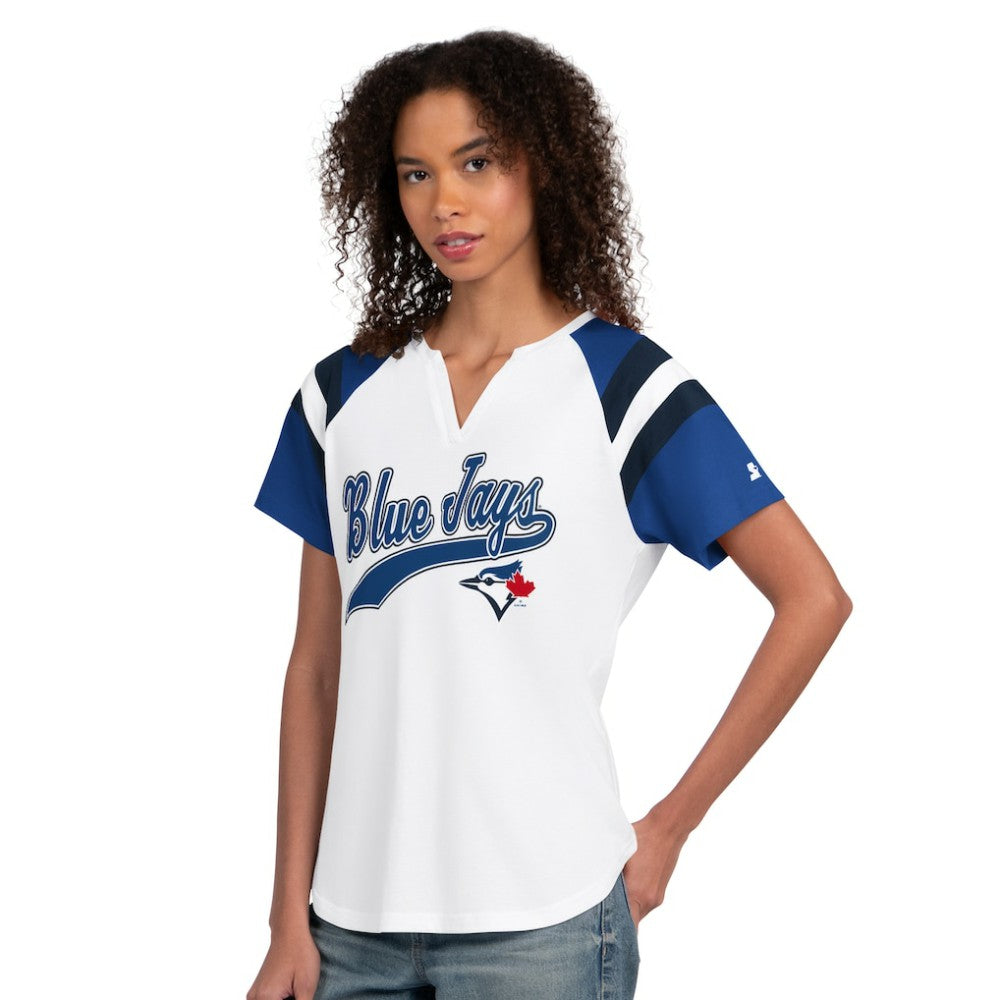 Toronto Blue Jays Starter Women's Game On Notch Neck T-Shirt Online