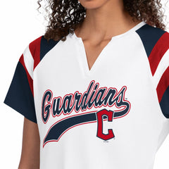 Cleveland Guardians Starter Women's Game On Notch Neck T-Shirt Online