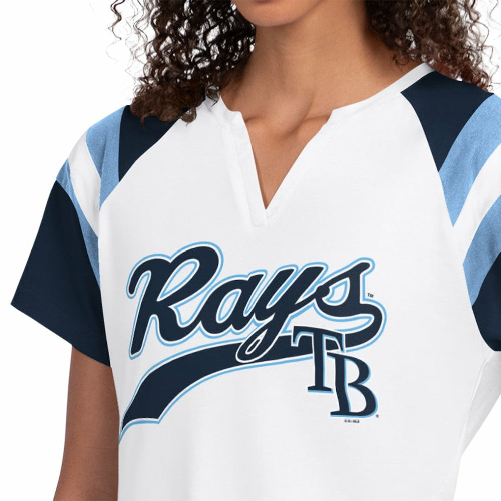 Tampa Bay Rays Starter Women's Game On Notch Neck T-Shirt Sale