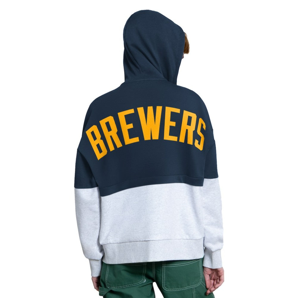 Milwaukee Brewers Starter Women's Wishbone Full-Zip Hoodie Online