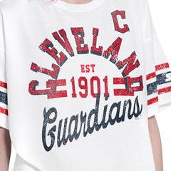Cleveland Guardians Starter Women's Cropped Hurry Up Offense T-Shirt for sale