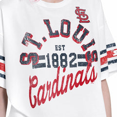 St. Louis Cardinals Starter Women's Cropped Hurry Up Offense T-Shirt Sale