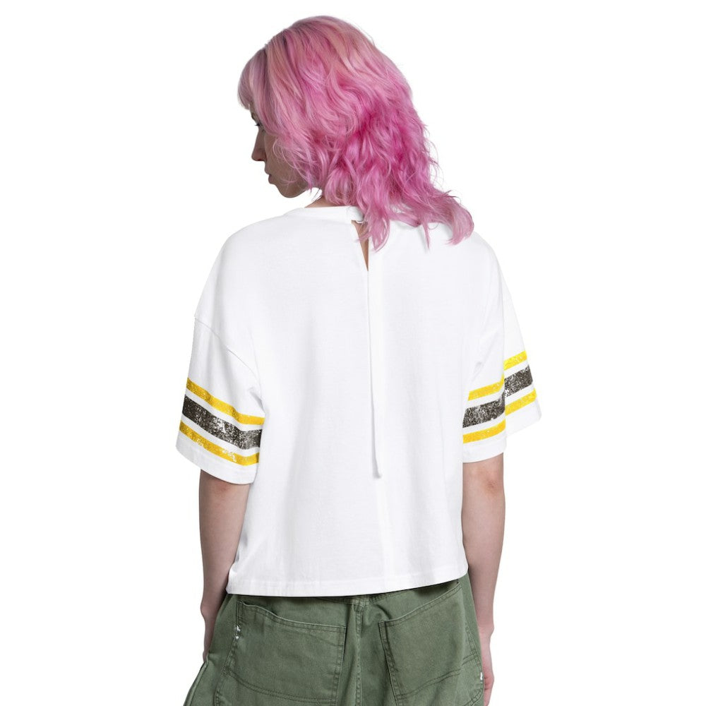 San Diego Padres Starter Women's Cropped Hurry Up Offense T-Shirt Outlet