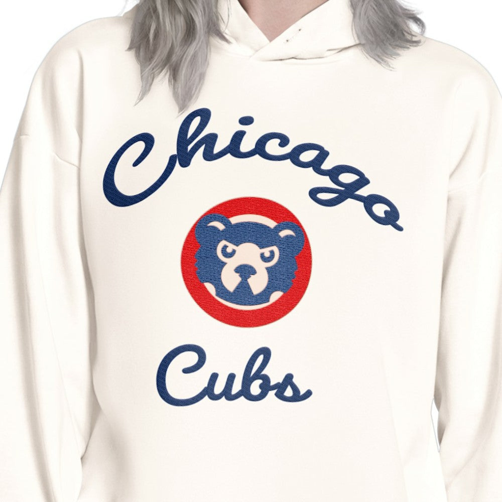 Chicago Cubs Starter Women's Baseline Hoodie Sweatshirt for sale