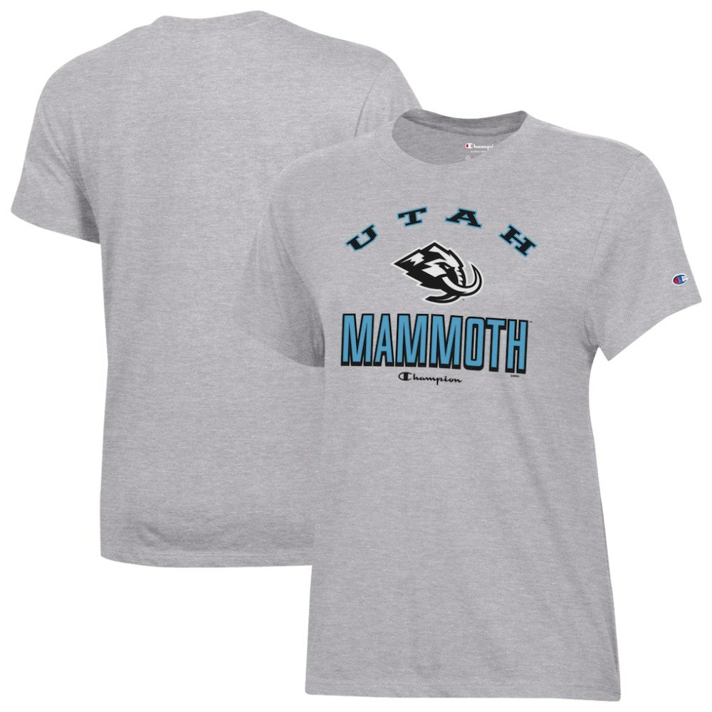Utah Mammoth Champion Women's Core T-Shirt - Gray | NHL Lifestyle