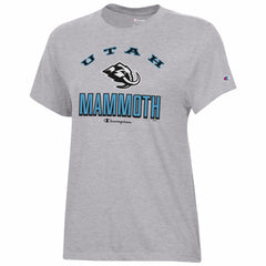 Utah Mammoth Champion Women's Core T-Shirt - Gray | NHL Lifestyle