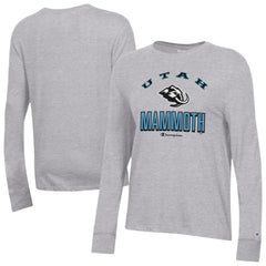 Utah Mammoth Champion Women's Core Long Sleeve T-Shirt - Gray | NHL online