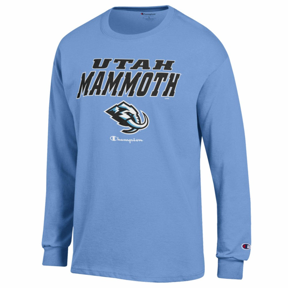 Utah Mammoth Champion Jersey Long Sleeve T-Shirt - Blue | NHL on sale