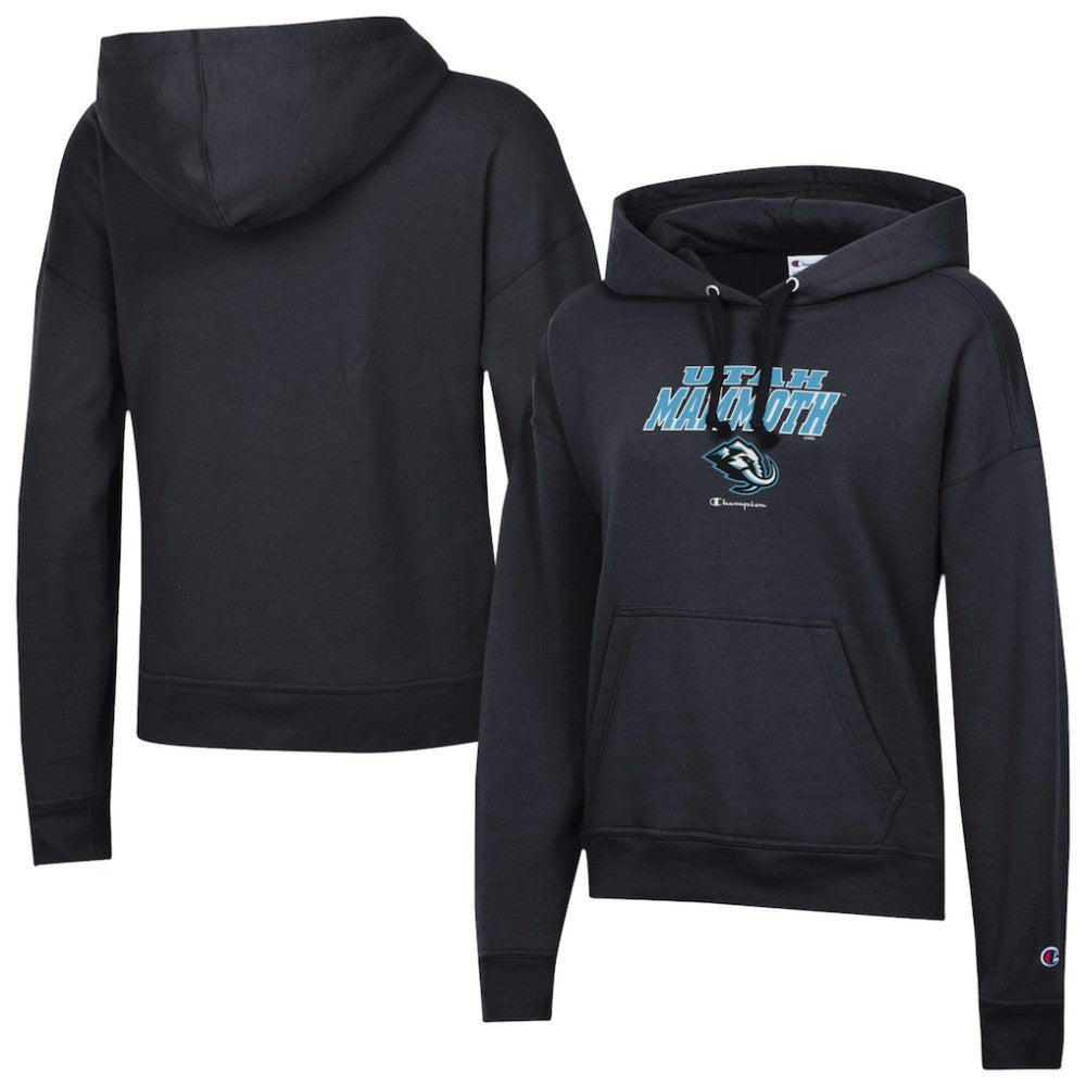 Utah Mammoth Champion Women's Powerblend Fleece Hoodie - Black | NHL near me