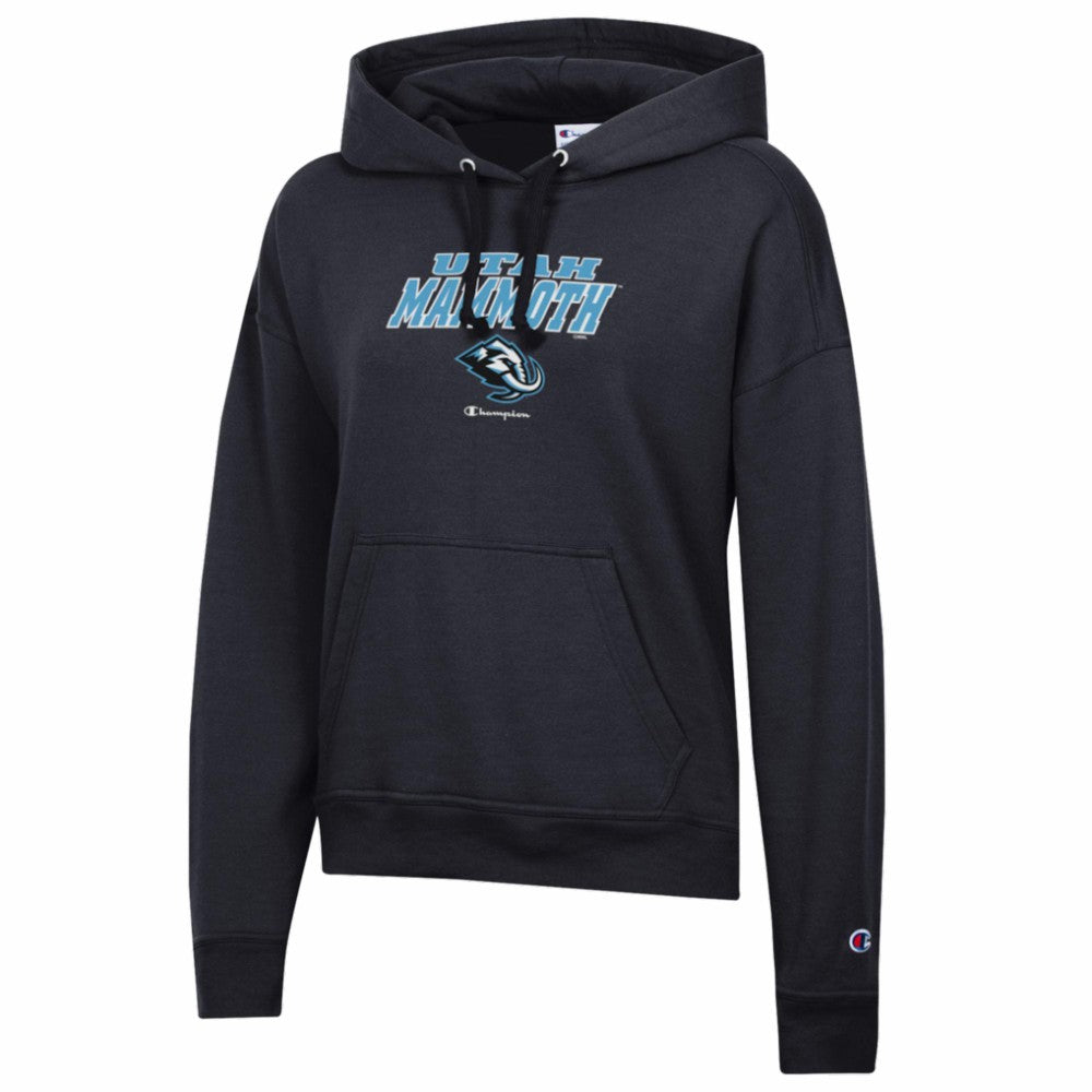 Utah Mammoth Champion Women's Powerblend Fleece Hoodie - Black | NHL near me