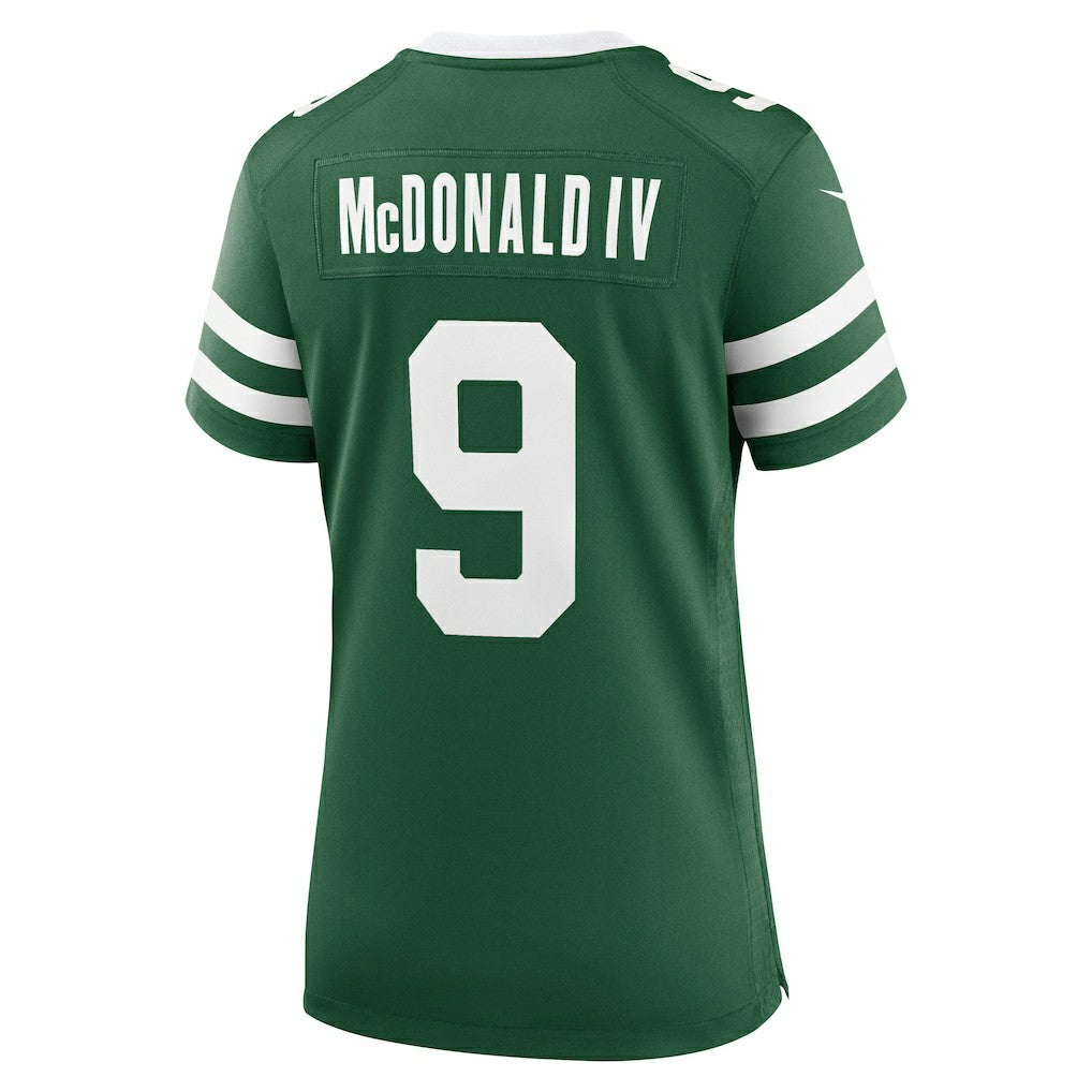 Will McDonald IV New York Jets Women's Team Game Jersey - Legacy Green - Nike