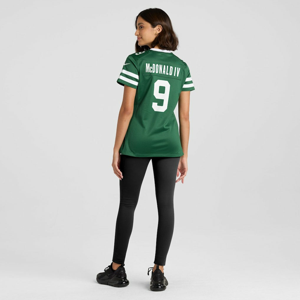 Will McDonald IV New York Jets Women's Team Game Jersey - Legacy Green - Nike
