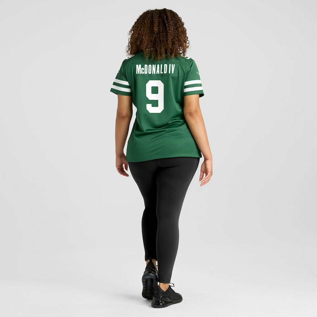 Will McDonald IV New York Jets Women's Team Game Jersey - Legacy Green - Nike