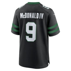 Will McDonald IV New York Jets Alternate Game Jersey - Legacy Black - Nike