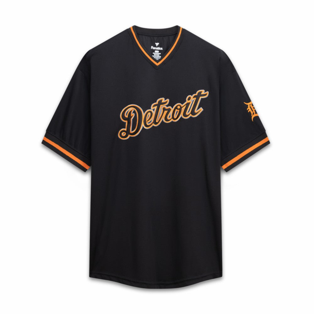Detroit Tigers Fanatics Big & Tall Pop Texture V-Neck T-Shirt Sale