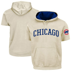 Chicago Cubs Profile Big & Tall Contrast Short Sleeve Hoodie Discount