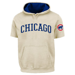 Chicago Cubs Profile Big & Tall Contrast Short Sleeve Hoodie Discount