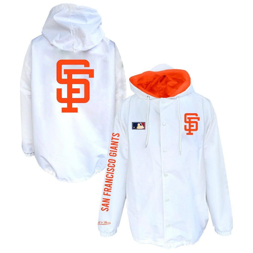 San Francisco Giants Mitchell & Ness Big & Tall Full-Snap Hooded Jacket Near Me