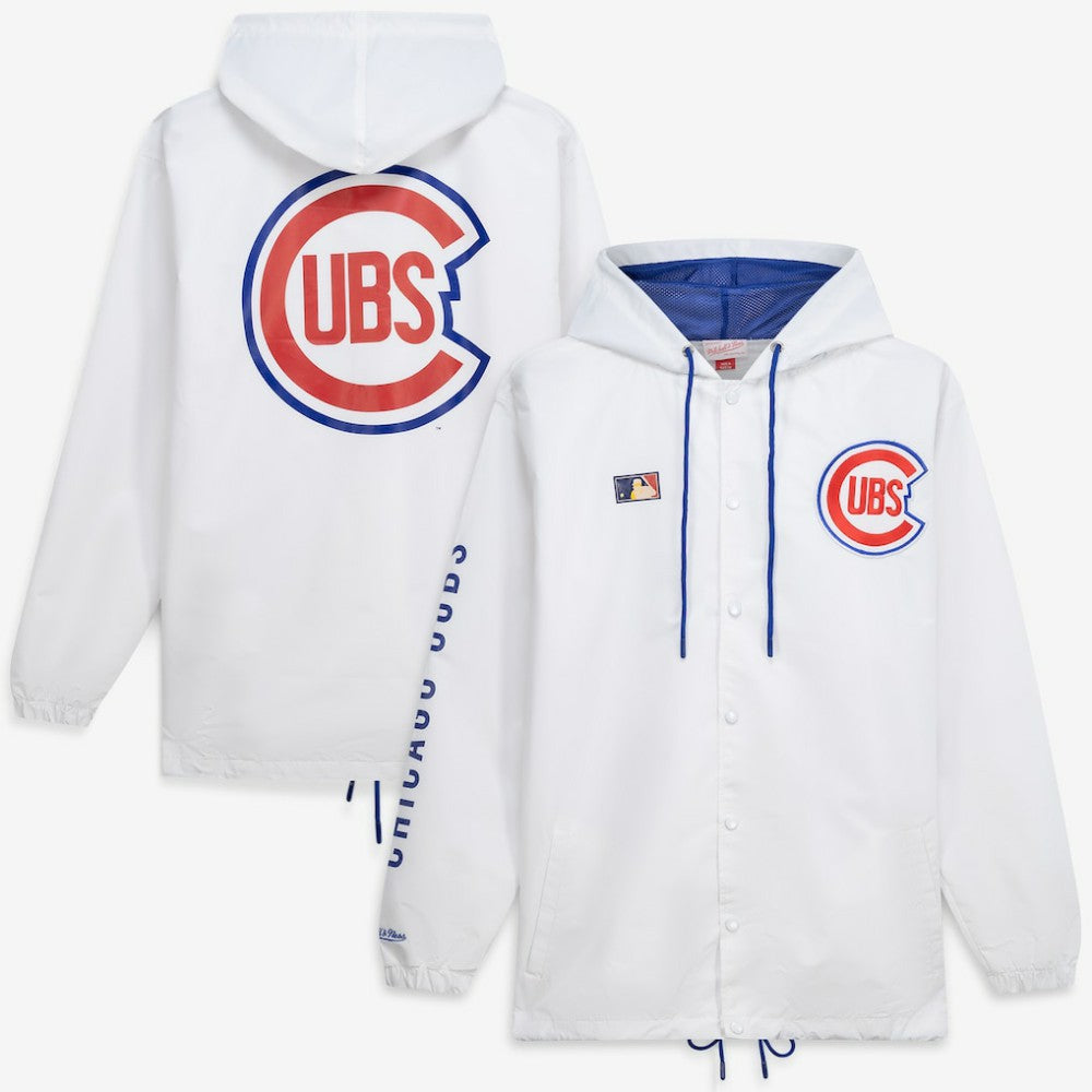 Chicago Cubs Mitchell & Ness Big & Tall Full-Snap Hooded Jacket Near Me