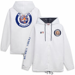 Detroit Tigers Mitchell & Ness Big & Tall Full-Snap Hooded Jacket Sale