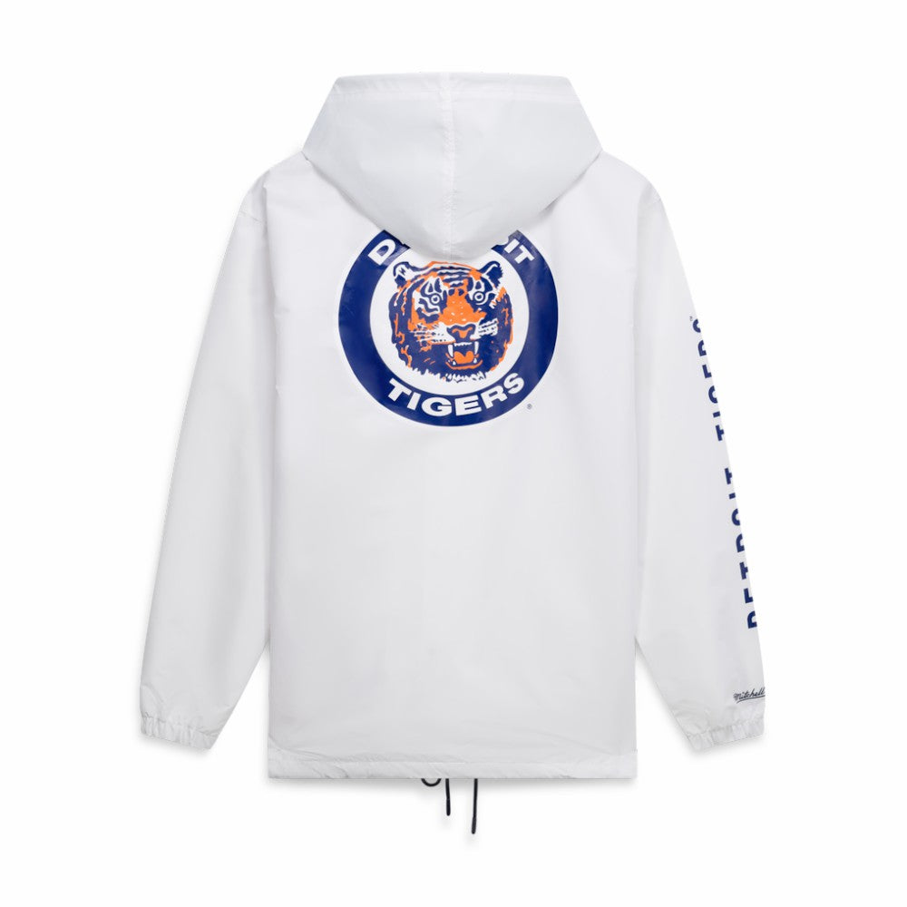 Detroit Tigers Mitchell & Ness Big & Tall Full-Snap Hooded Jacket Sale