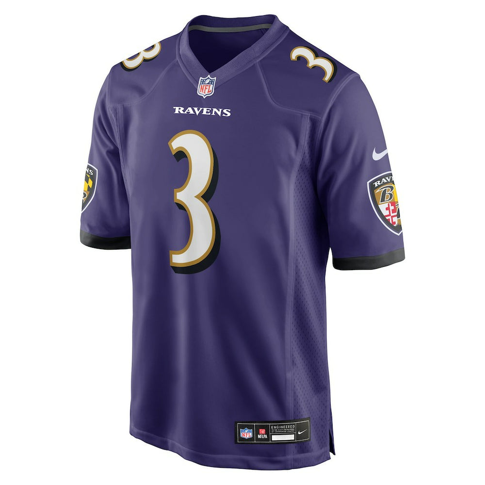 Chidobe Awuzie Baltimore Ravens Team Game Jersey - Purple - Nike
