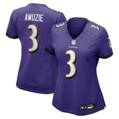Chidobe Awuzie Baltimore Ravens Women's Team Game Jersey - Purple - Nike
