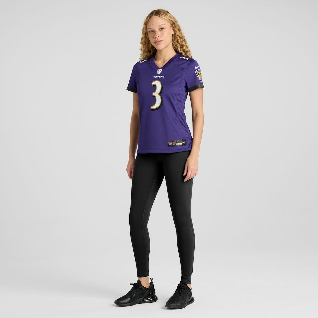 Chidobe Awuzie Baltimore Ravens Women's Team Game Jersey - Purple - Nike